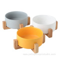 Pet Cat Dog Food Bowl With Stand